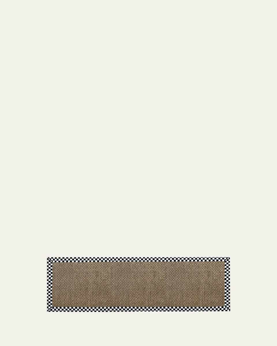 Chunky Sisal Rug Courtly Check, 3' x 8'